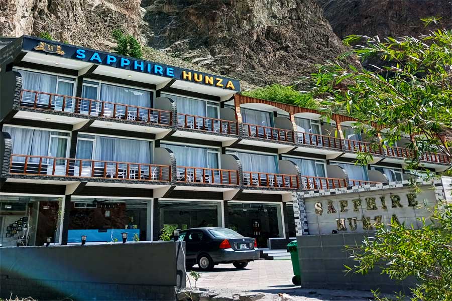 Sapphire Hunza Hotel Front View